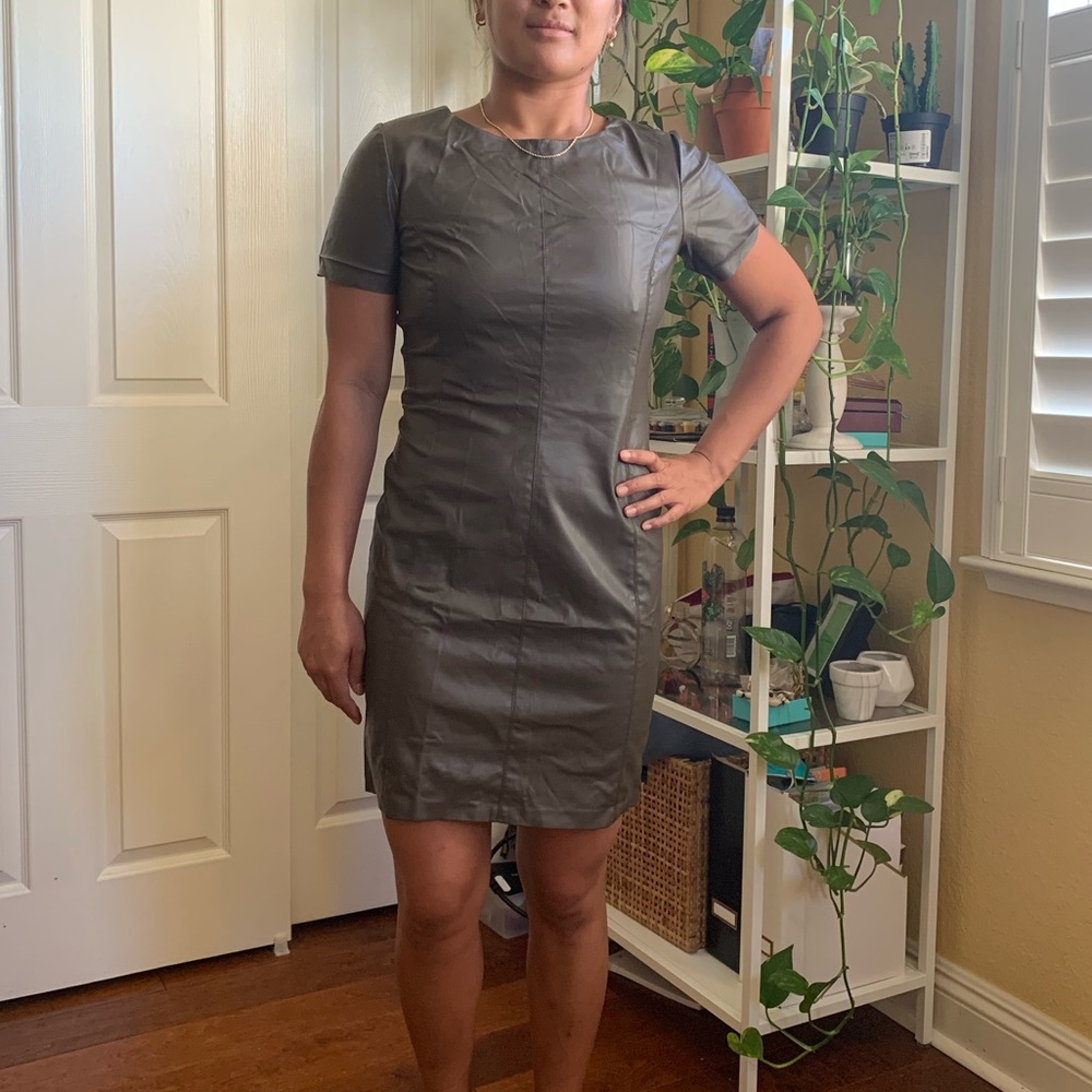 BB Dakota faux leather dress